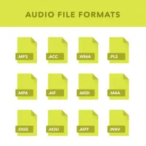 audio format phone