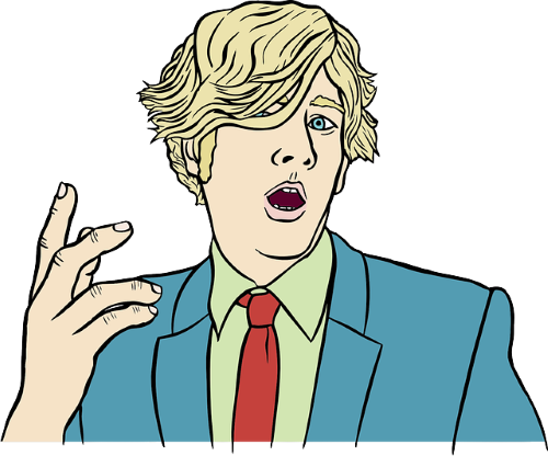 Pronunciation Tricks for On Hold Messages man in suit speaking illustration