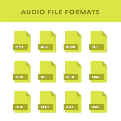 audio file formats mp3 wav