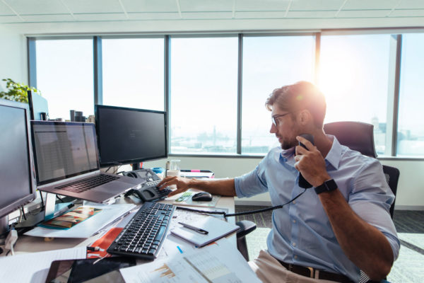 businessman working